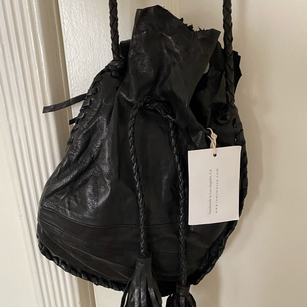 Leather Crossbody Bag with tags.